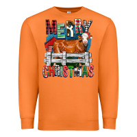 Carrot merry christmas simmental cow Premium Sweatshirt - FaDigitalArtStudio