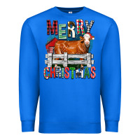 True Royal merry christmas simmental cow Premium Sweatshirt - FaDigitalArtStudio