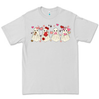 Dove Grey valentines day ghost Premium Tee - MaliasSmallBusiness