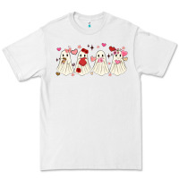 White valentines day ghost Premium Tee - MaliasSmallBusiness