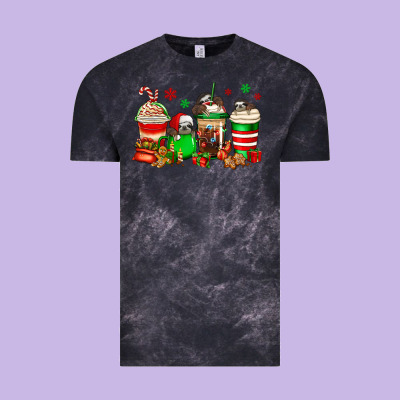 Christmas Sloth Coffee Cups Vintage Tee Designed By Jasminsmagicworld