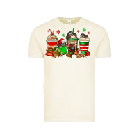 Vintage Arctic christmas sloth coffee cups Vintage Tee - Jasminsmagicworld