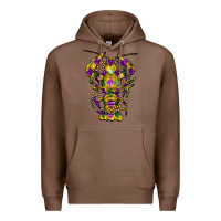Chestnut mardi gras crawfish Premium Hoodie - FaDigitalArtStudio