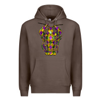 Coffee mardi gras crawfish Premium Hoodie - FaDigitalArtStudio