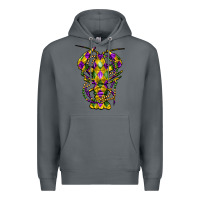 Rock mardi gras crawfish Premium Hoodie - FaDigitalArtStudio