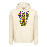 Sandshell mardi gras crawfish Premium Hoodie - FaDigitalArtStudio