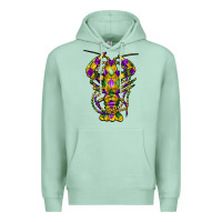 Seafoam mardi gras crawfish Premium Hoodie - FaDigitalArtStudio