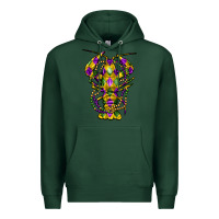 Sports Green mardi gras crawfish Premium Hoodie - FaDigitalArtStudio