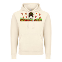 Vintage Artic christmas mama messy bun Vintage Hoodie - Jasminsmagicworld