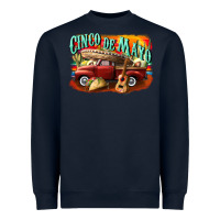 Navy cinco de mayo truck Heavyweight Sweatshirt - CowGirlArtShop
