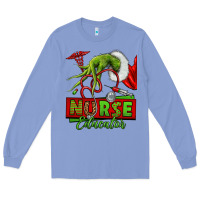 Colony Blue grinch hand nurse educator Long Sleeve Tee - NancyCooperArtShop
