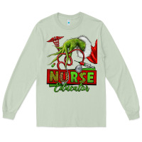 Matcha grinch hand nurse educator Long Sleeve Tee - NancyCooperArtShop