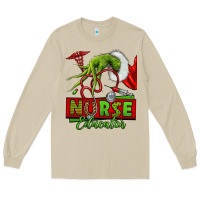 Mushroom grinch hand nurse educator Long Sleeve Tee - NancyCooperArtShop
