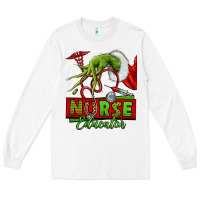 White grinch hand nurse educator Long Sleeve Tee - NancyCooperArtShop