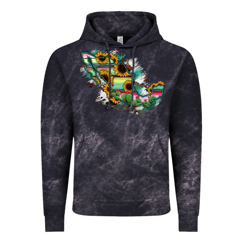 Guerrero Mexico Sunflower Map Vintage Hoodie by RanaPortraitStore | Teevron