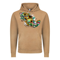 Vintage Camel Guerrero Mexico Sunflower Map Vintage Hoodie - RanaPortraitStore