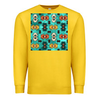 Lemon native american aztec seamless pattern 3 Premium Sweatshirt - BundleAndBundleShop