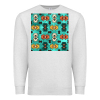 Oatmeal Heather native american aztec seamless pattern 3 Premium Sweatshirt - BundleAndBundleShop