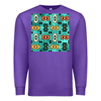 Purple native american aztec seamless pattern 3 Premium Sweatshirt - BundleAndBundleShop
