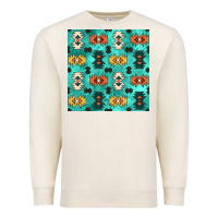 Sandshell native american aztec seamless pattern 3 Premium Sweatshirt - BundleAndBundleShop