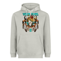 Moon Dust Wild Soul Bull Skull Heavyweight Hoodie - FaDigitalArtStudio