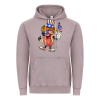Vintage Zinc 4th of july hot dog Vintage Hoodie - BarkalooDesign