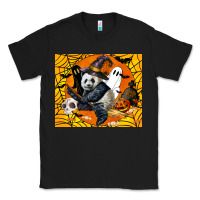 Black panda halloween Classic Tee - LillyAllenDesigns