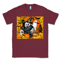 Burgundy panda halloween Classic Tee - LillyAllenDesigns
