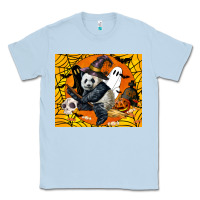 Dusty Blue panda halloween Classic Tee - LillyAllenDesigns