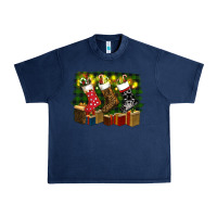 Navy Christmas Urban Heavy Tee - RanaPortraitStore