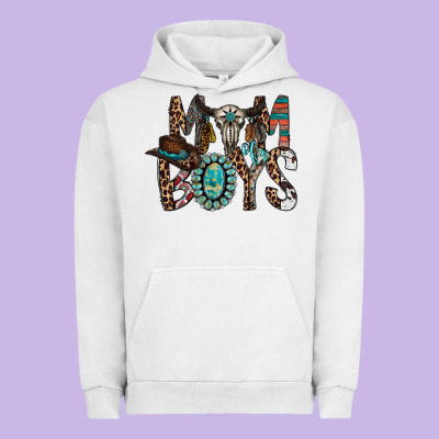 Mom Of Boys Urban Hoodie Designed By Racoondesign