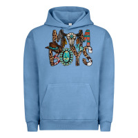 Pigment Pebble Blue mom of boys Urban Hoodie - RacoonDesign