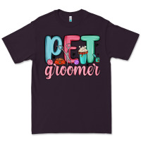 Plum pet groomer Premium Tee - MaliasSmallBusiness