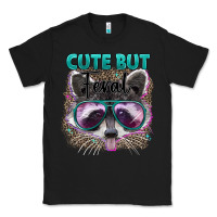 Black cute but feral Classic Tee - Artiststas