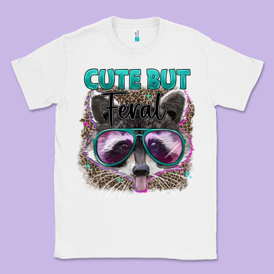 Cute But Feral Classic Tee Designed By Artiststas