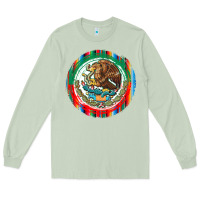 Matcha Mexico Coat of Arms Long Sleeve Tee - texasbilliewilder