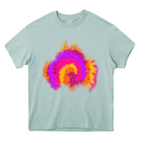 Arona tie dye glitter patch Heavy Core Tee - AdoDesignShop