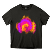 Asphalt tie dye glitter patch Heavy Core Tee - AdoDesignShop