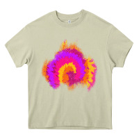 Mossy tie dye glitter patch Heavy Core Tee - AdoDesignShop