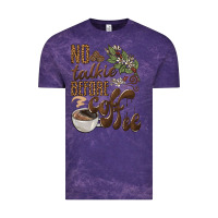 Cloud Purple no talkie before coffee Vintage Tee - BarkalooDesign