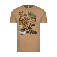 Vintage Coffee no talkie before coffee Vintage Tee - BarkalooDesign