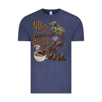 Vintage Denim no talkie before coffee Vintage Tee - BarkalooDesign