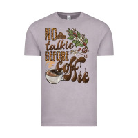 Vintage Zinc no talkie before coffee Vintage Tee - BarkalooDesign