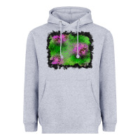 Heather Grey halloween spooky stars background Heavyweight Hoodie - BundleAndBundleShop