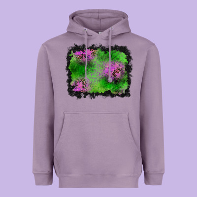Halloween Spooky Stars Background Heavyweight Hoodie Designed By Bundleandbundleshop