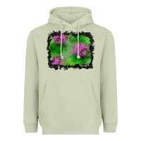 Matcha halloween spooky stars background Heavyweight Hoodie - BundleAndBundleShop