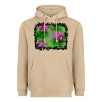 Mushroom halloween spooky stars background Heavyweight Hoodie - BundleAndBundleShop