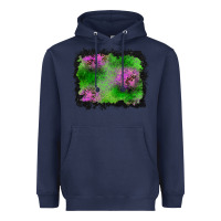 Navy halloween spooky stars background Heavyweight Hoodie - BundleAndBundleShop