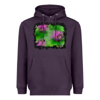 Plum halloween spooky stars background Heavyweight Hoodie - BundleAndBundleShop