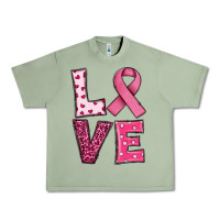 Oil Green Western Breast Cancer Love Urban Heavy Tee - RanaPortraitStore